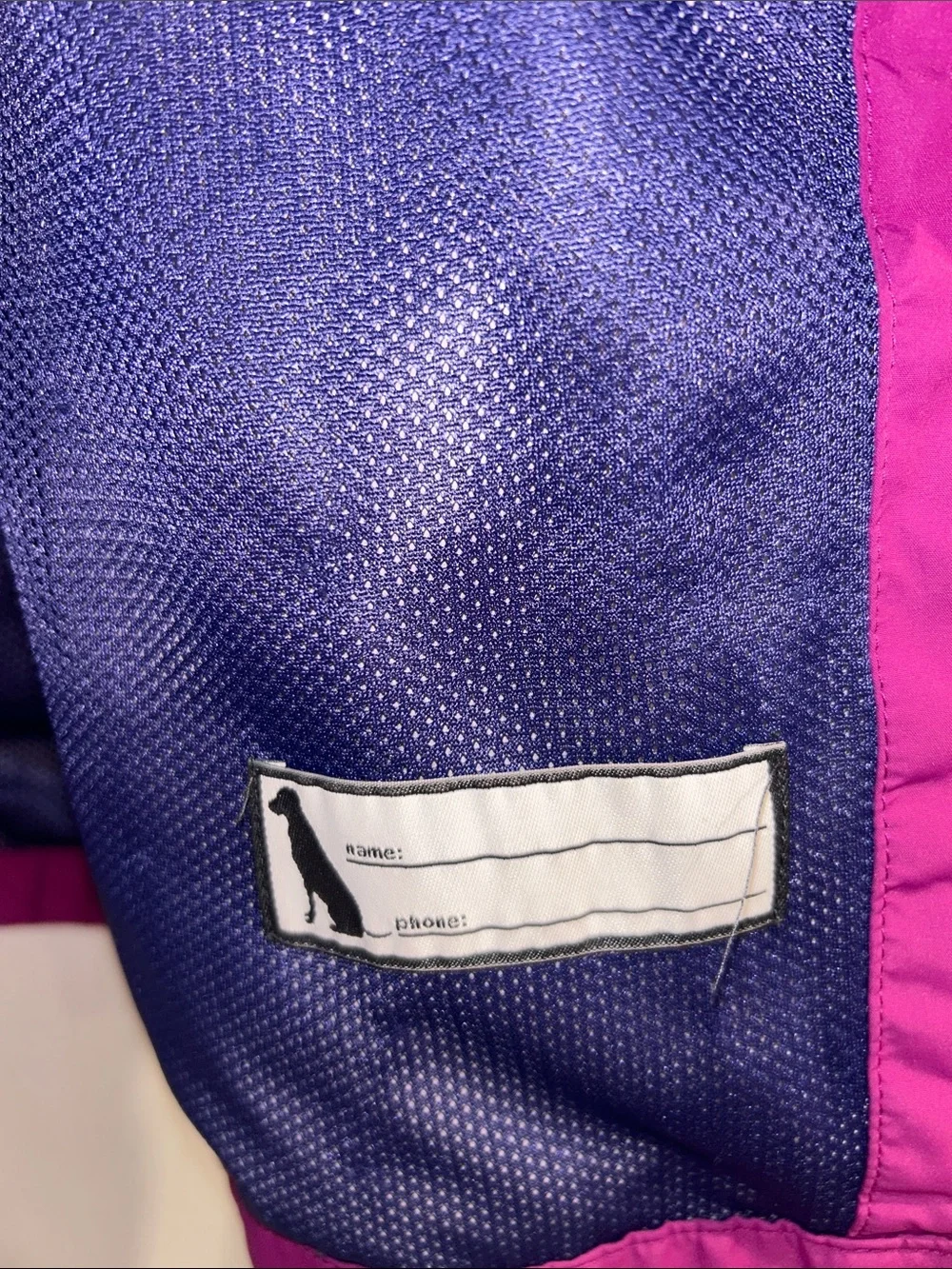 Eddie Bauer Girl’s FirstAscent Fuchsia Hooded Rain Jacket, Size Large (14-16)